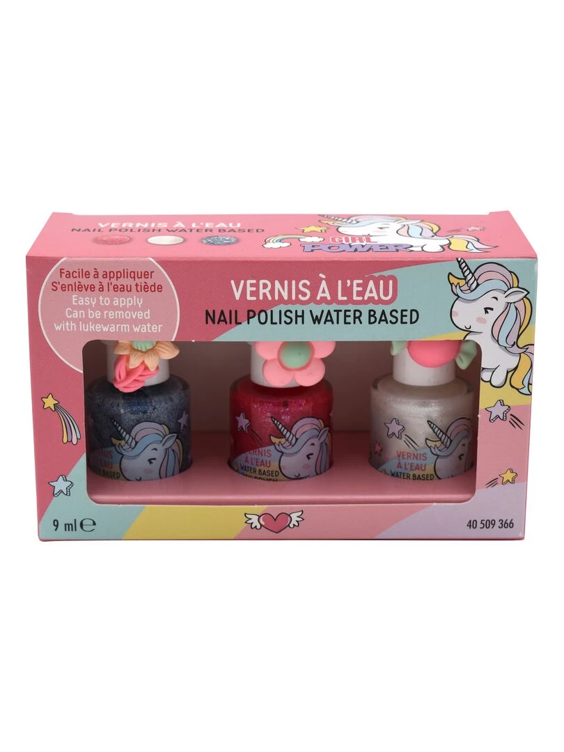 Licornes Vernis à l'eau pour Enfant 9 ml N/A
