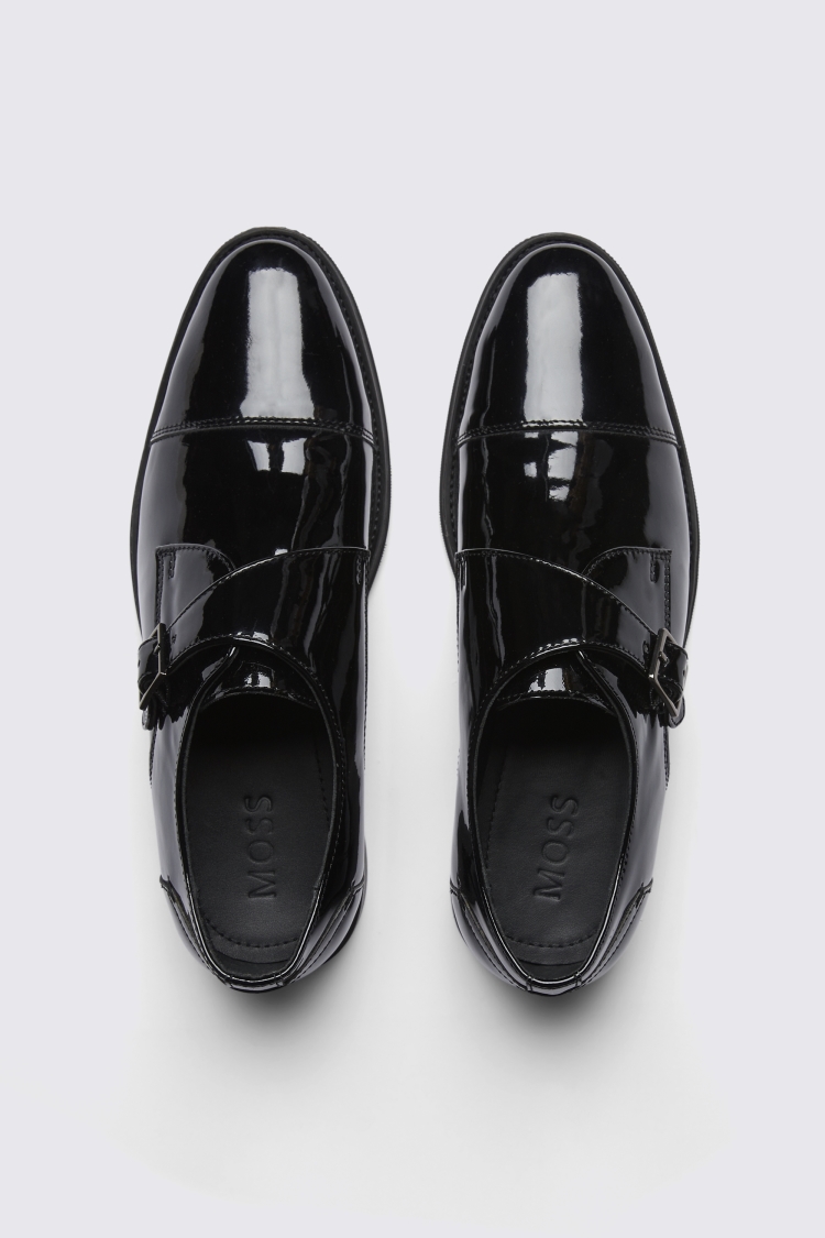 Black Patent Monk Shoes Buy Online at Moss