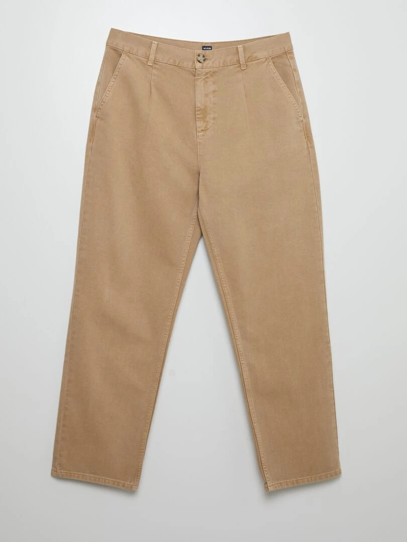 Pantalon chino Beige