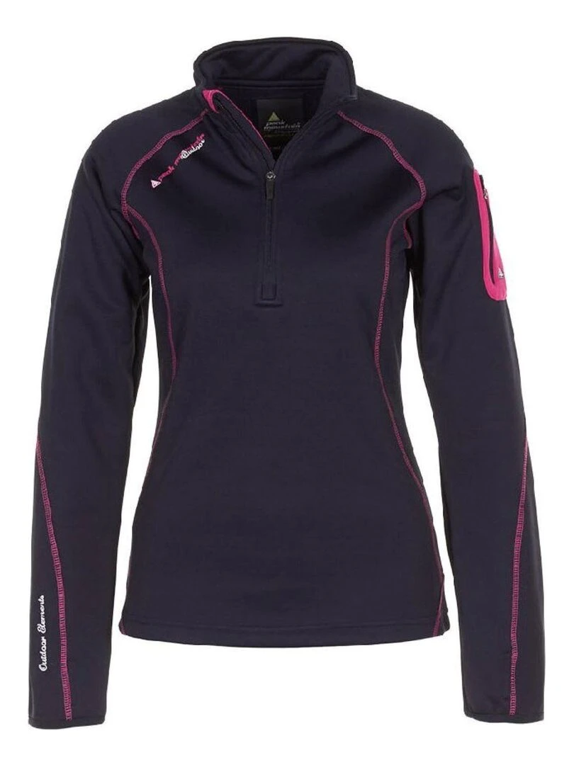 Sweat polarshell femme ACERUN Bleu marine