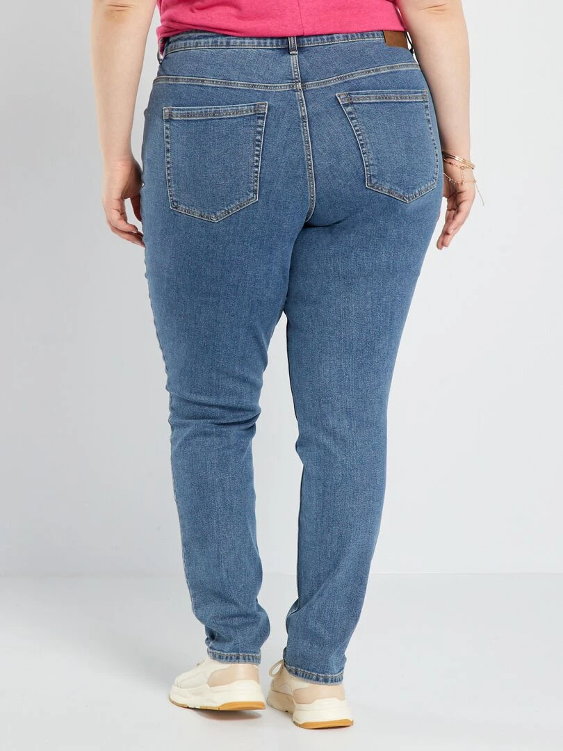 Jean slim à taille haute   L32   Stone