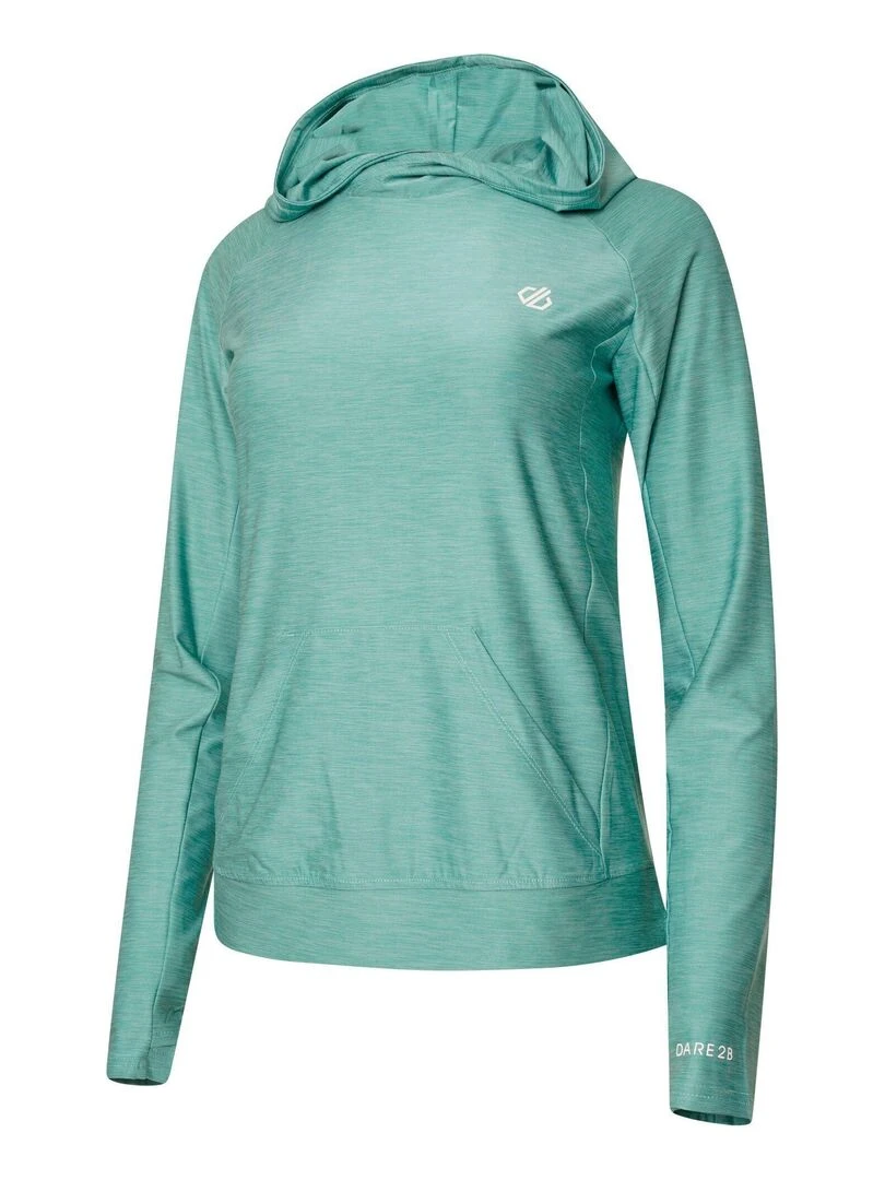 Dare 2B   Sweat à capuche SPRINT CITY   Vert forêt