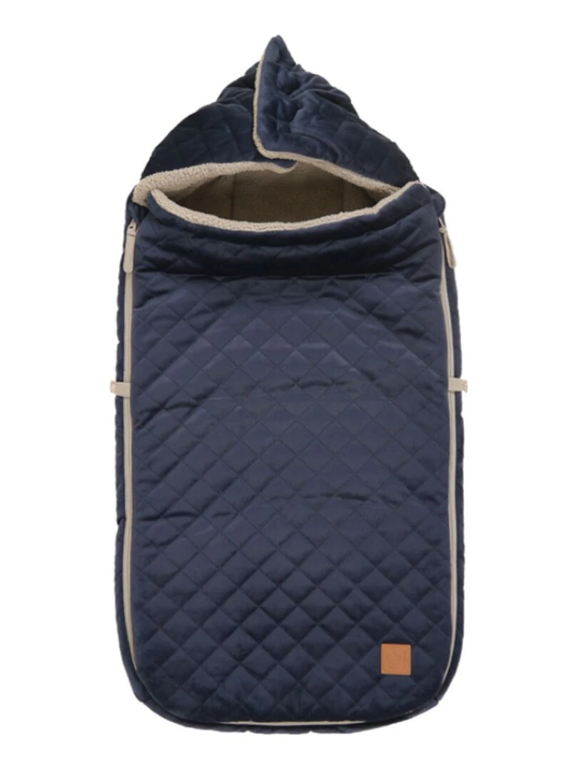 Chancelière pour poussette Velvet Kiki bleu marine (6 36 mois) Bleu