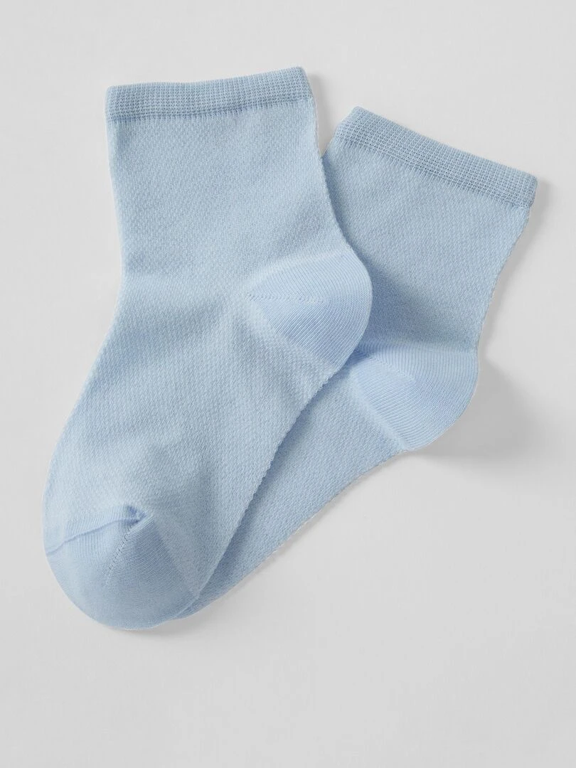 Lot de 2 paires de socquettes Climatyl Damart Bleu