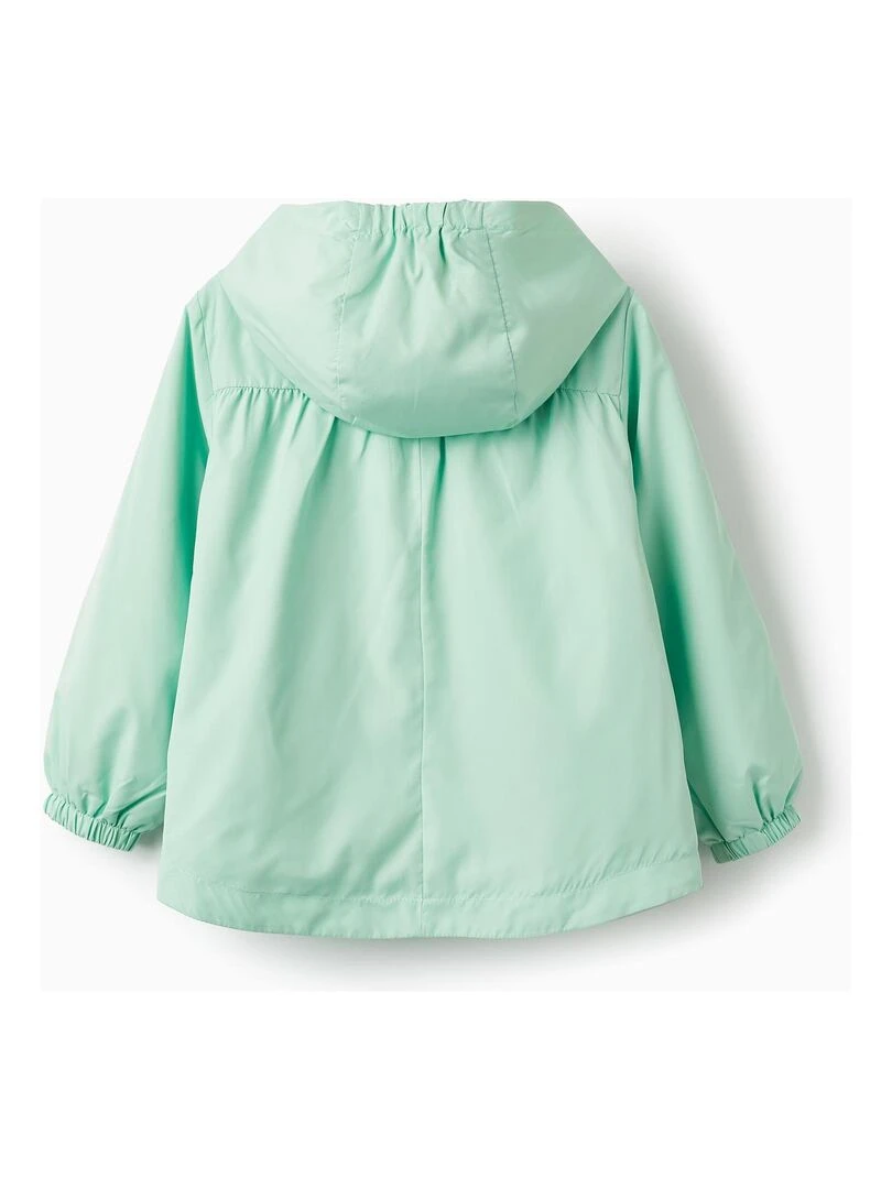 Manteau Coupe Vent avec Capuche pour Fille THE WAVE TRIBE Vert clair