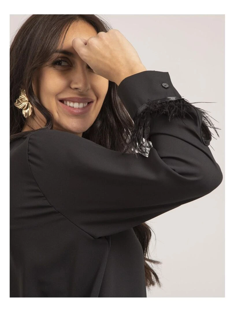 Blouse OMELINE   Noir