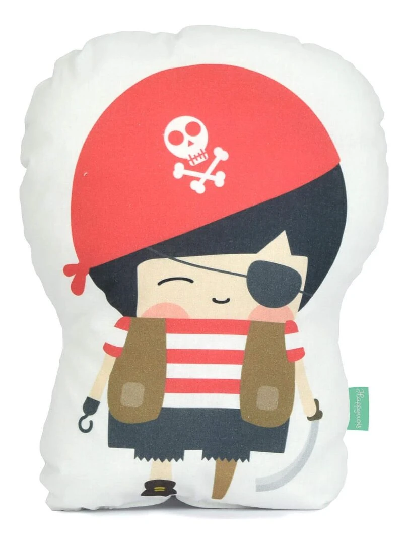 Coussin Pirata "Happyfriday" Blanc