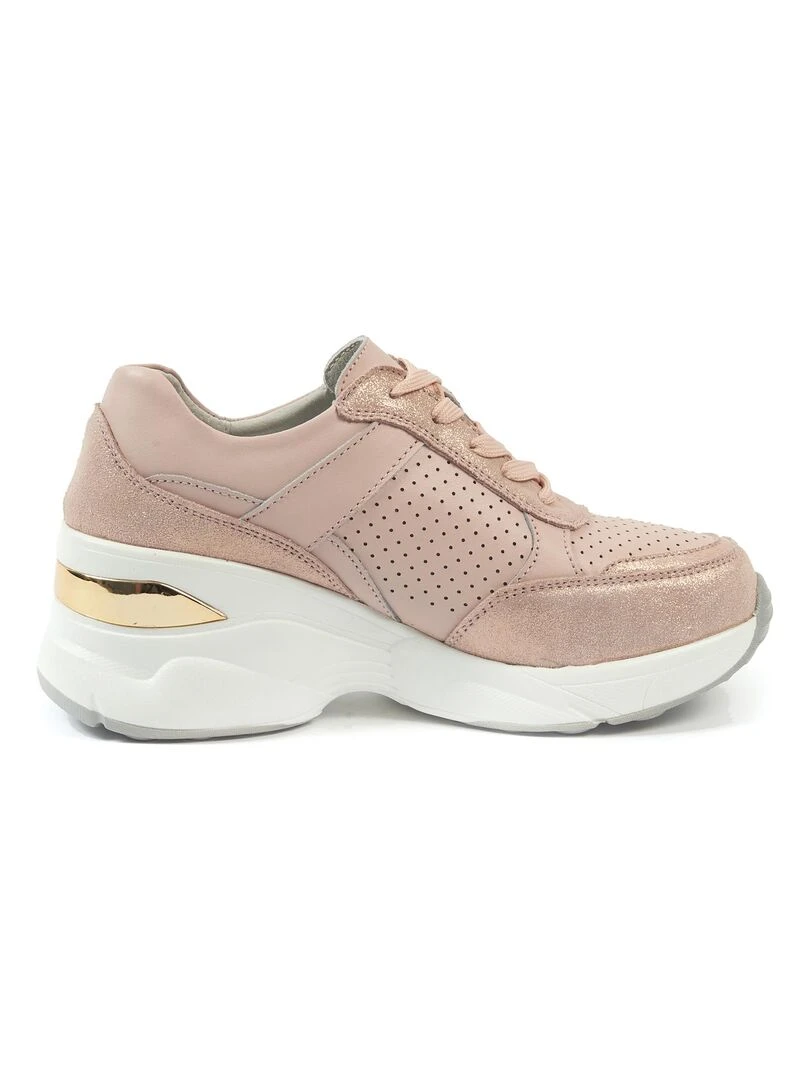 Gabylou   Sneakers   Modele Julie   Rose pâle