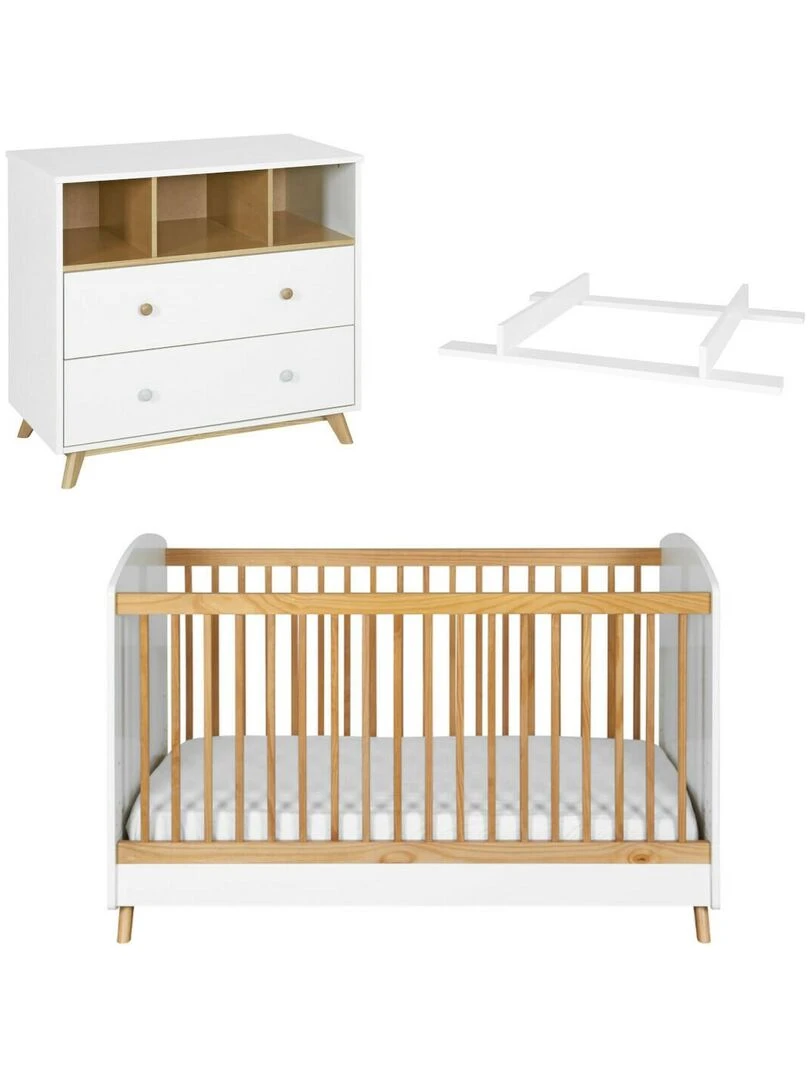 Chambre complète bébé Kombu AKITEN RETAIL Marron