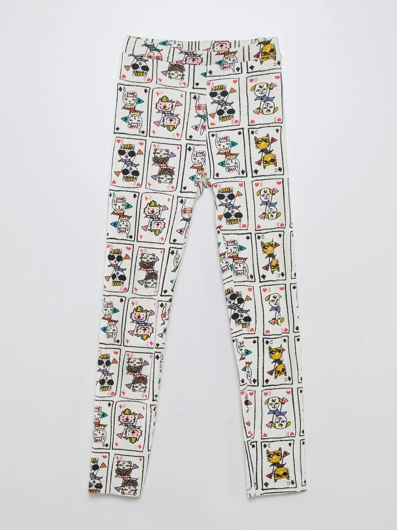 Legging côtelé X Little Bad Wolf   Blanc