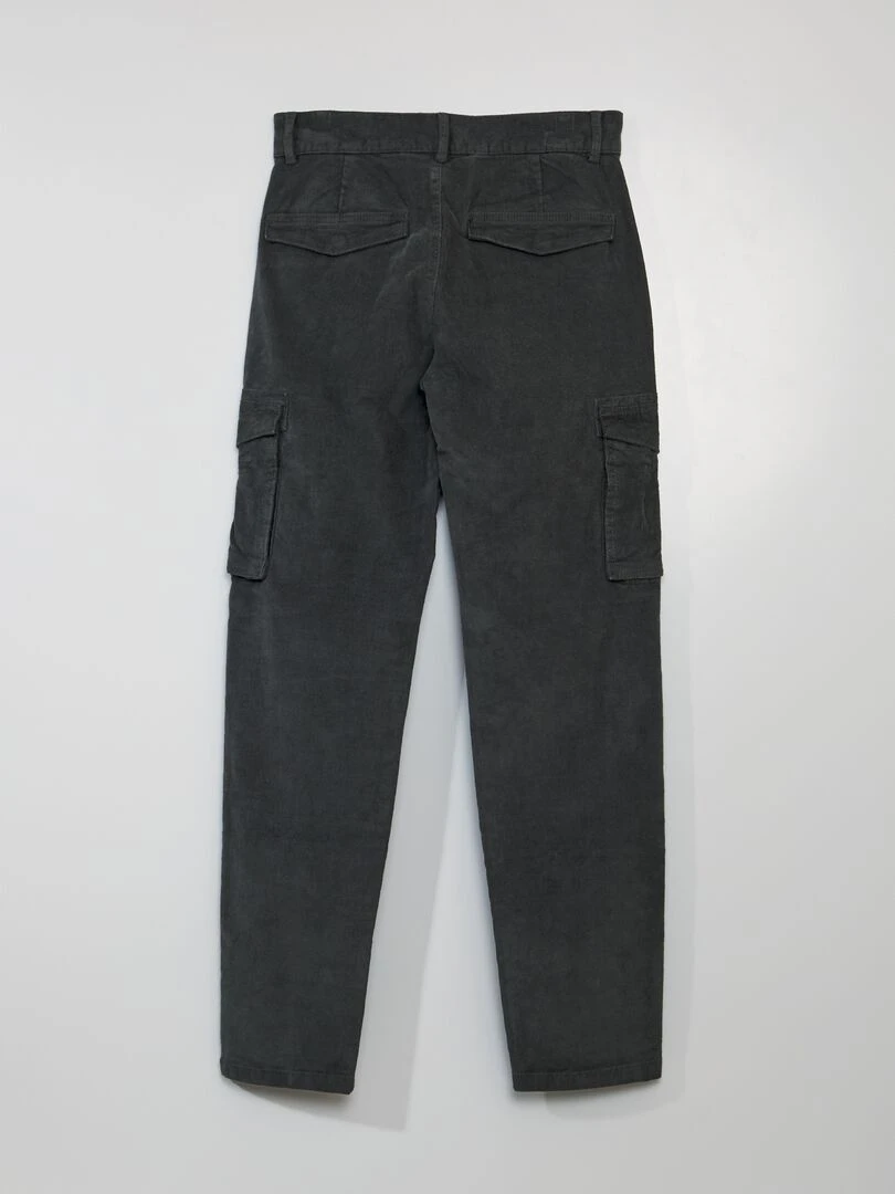 Pantalon en velours côtelé Kaki