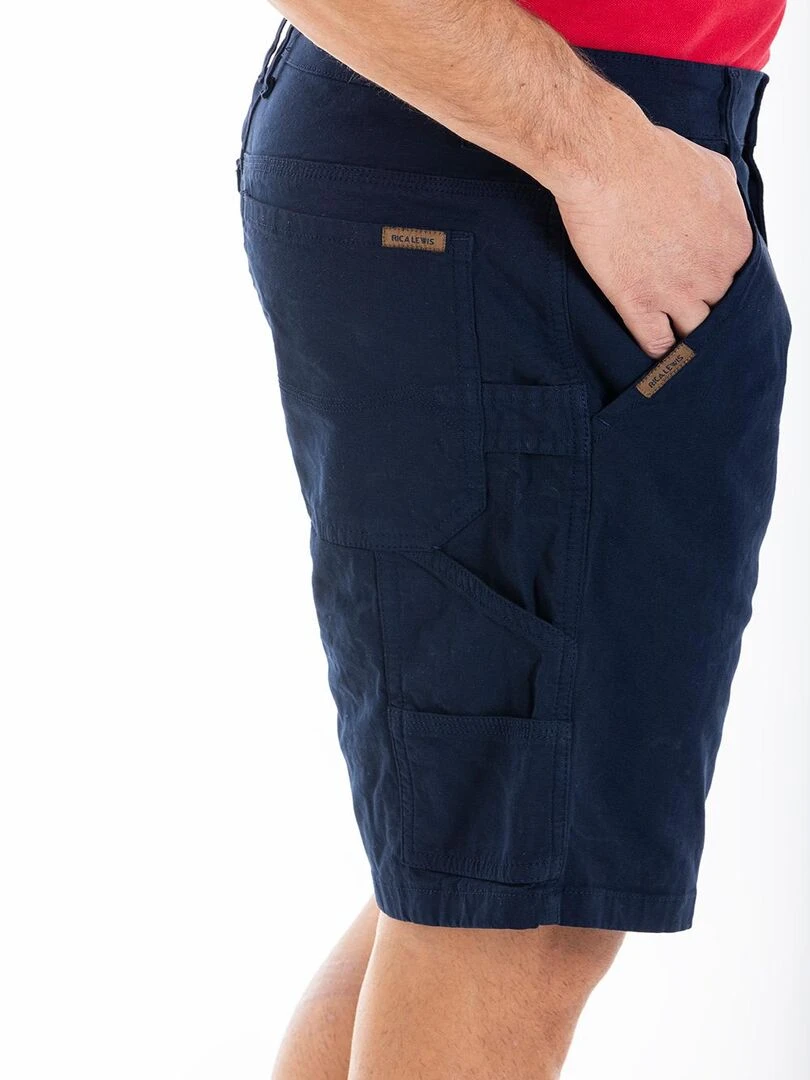 Bermuda stretch coupe charpentier CARTER 'Rica Lewis'   Bleu