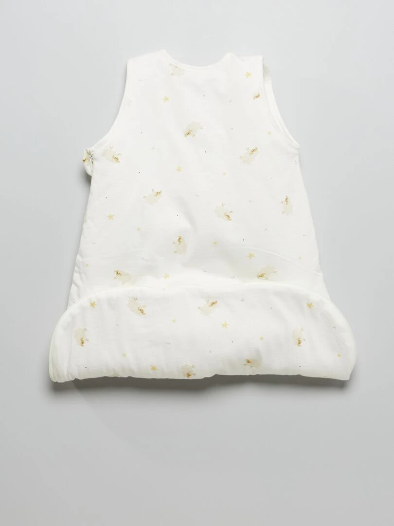 Gigoteuse en jersey manches amovibles   Crème 'mouton'