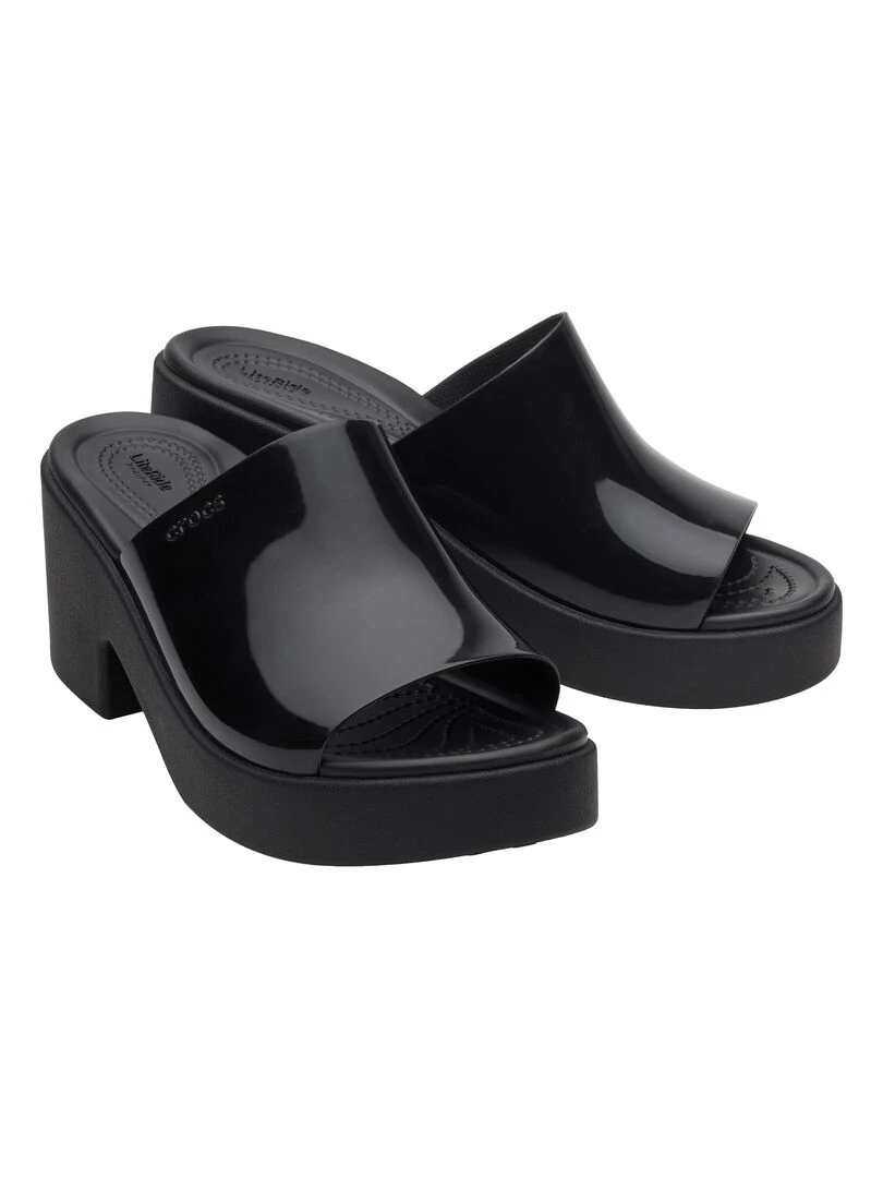 Sandales à Enfiler Crocs Brooklyn   Noir