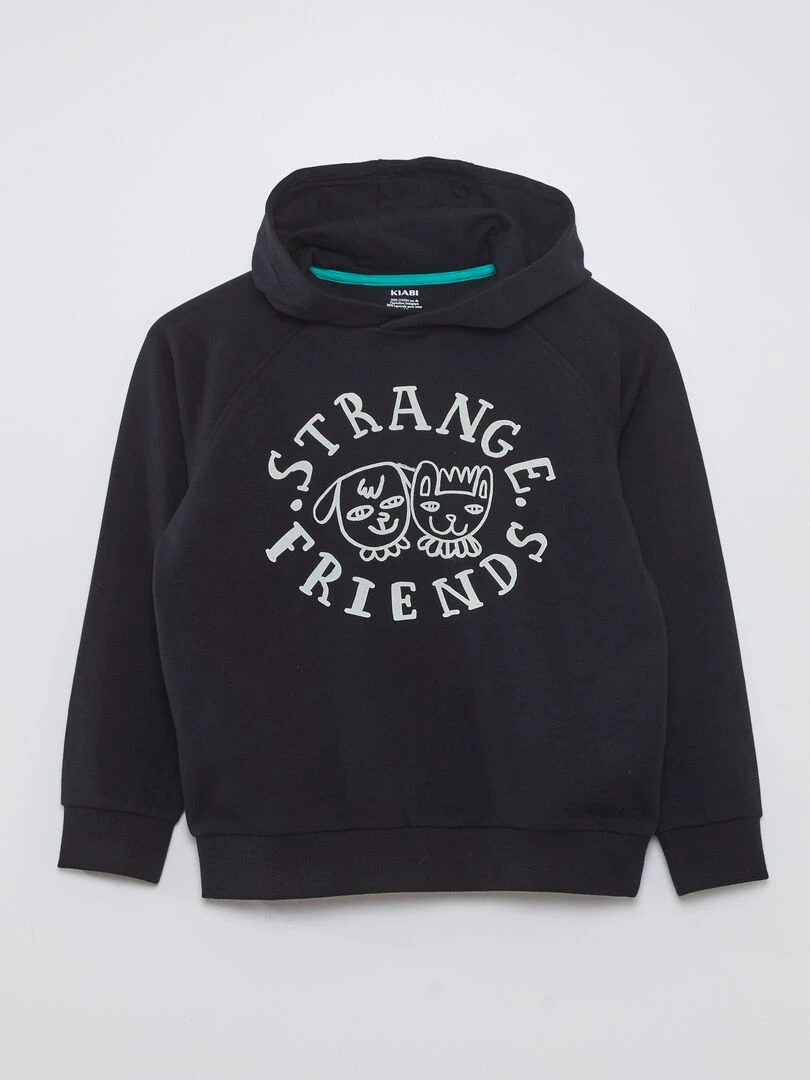 Sweat à capuche X Little Bad Wolf   Noir