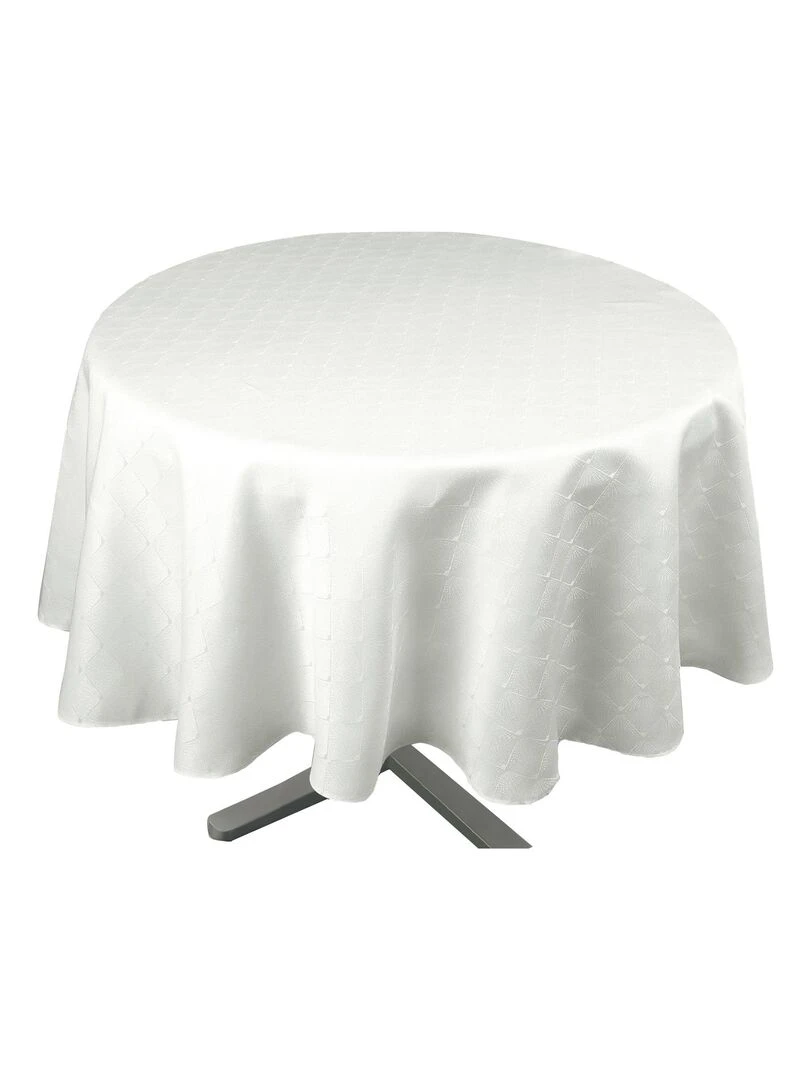 Nappe ronde outdoor esprit bord de mer   Ecru