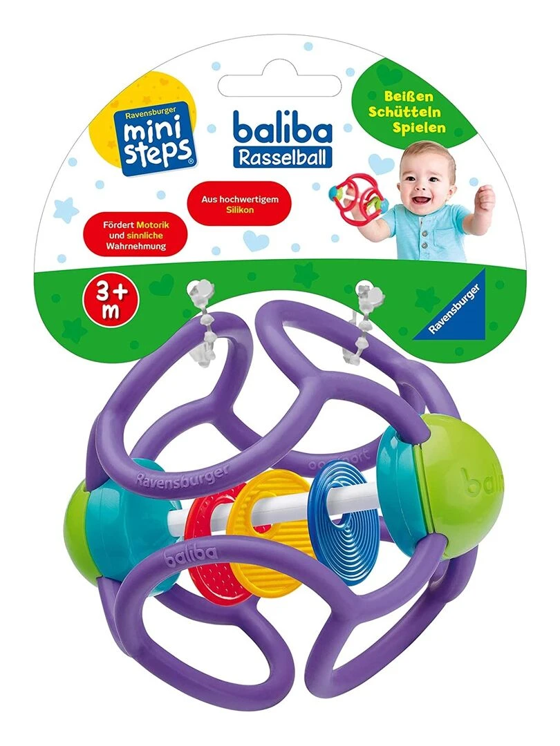 Boule hochet Baliba violet N/A