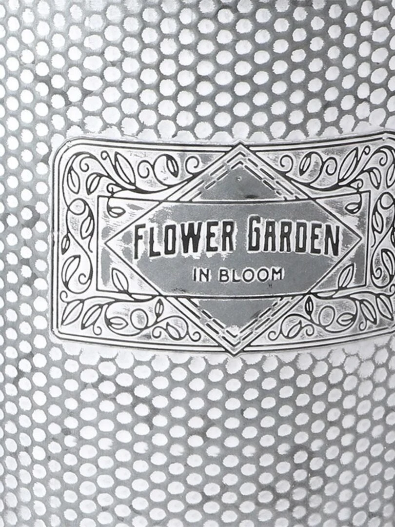 Lot de 3 cache pots métal Bloom Gris