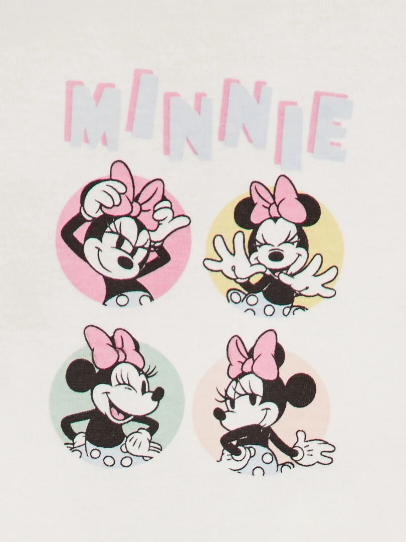 Tee shirt imprimé 'Minnie'   Blanc