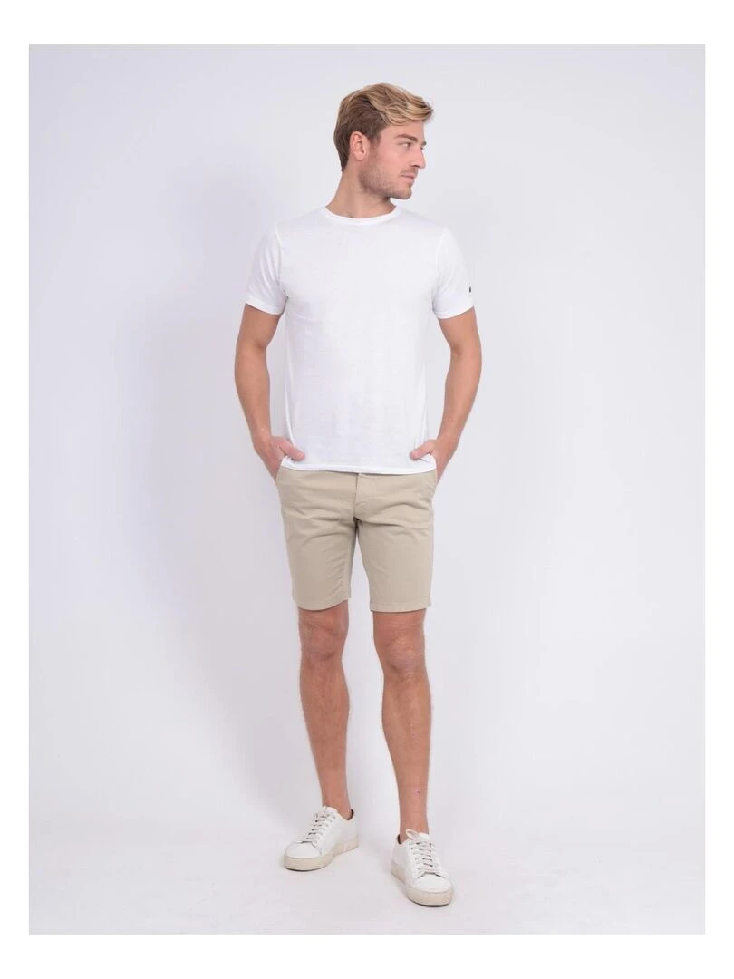 Bermuda chino slim BERKLEY   Beige