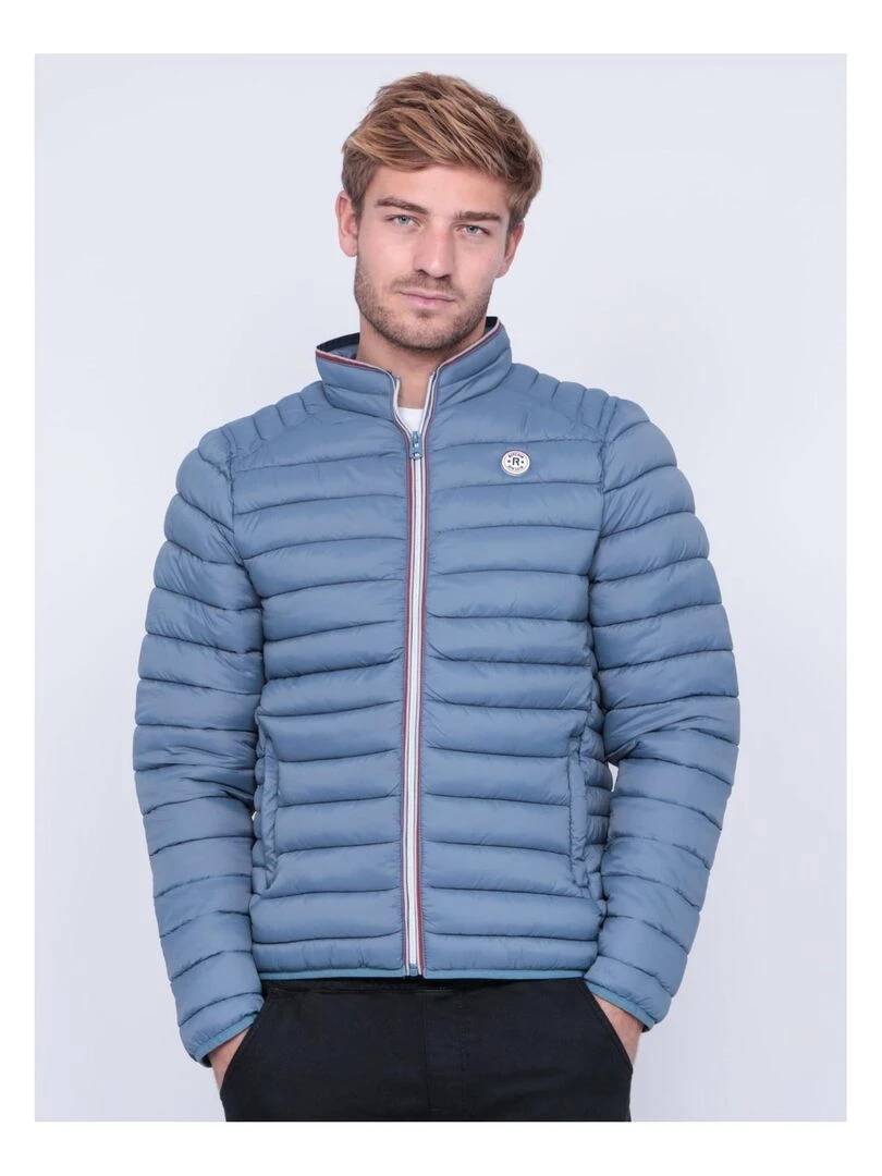 Doudoune légère col montant ZERUBIA Bleu ardoise