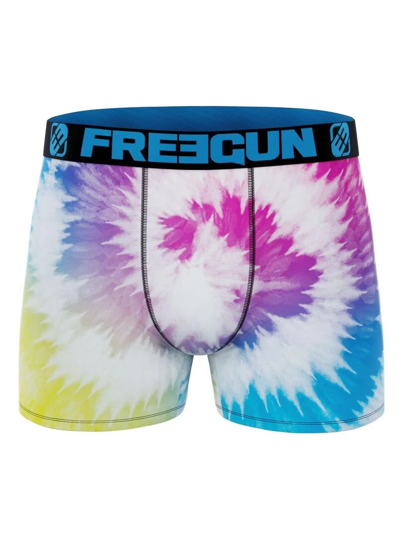 Lot de 3 boxers homme Rainbow Freegun   Bleu