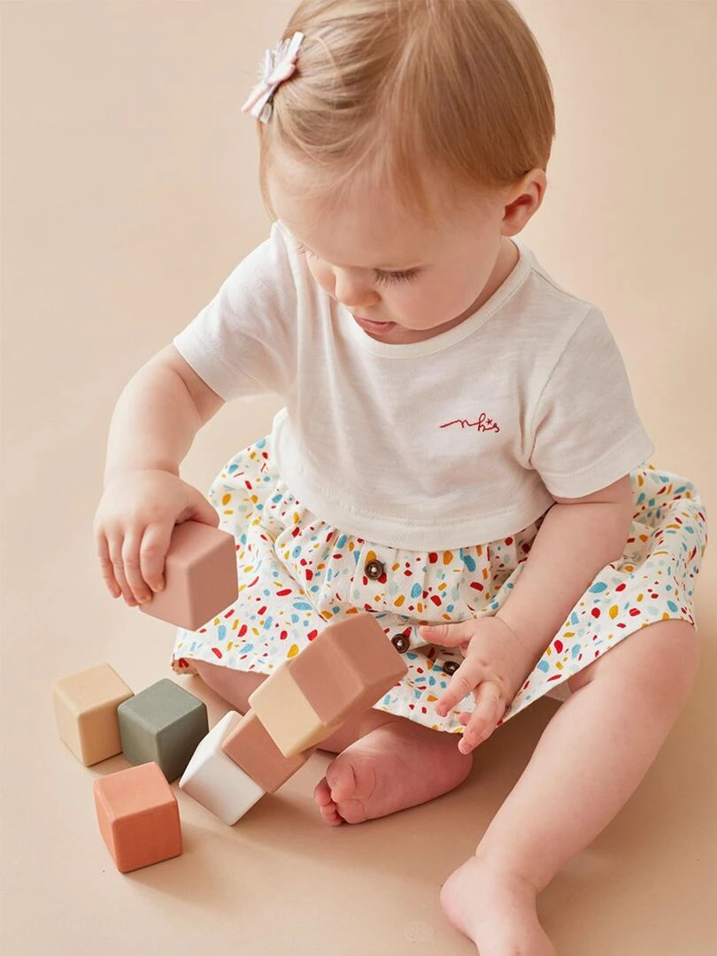 Set robe + legging Noukie's Blanc