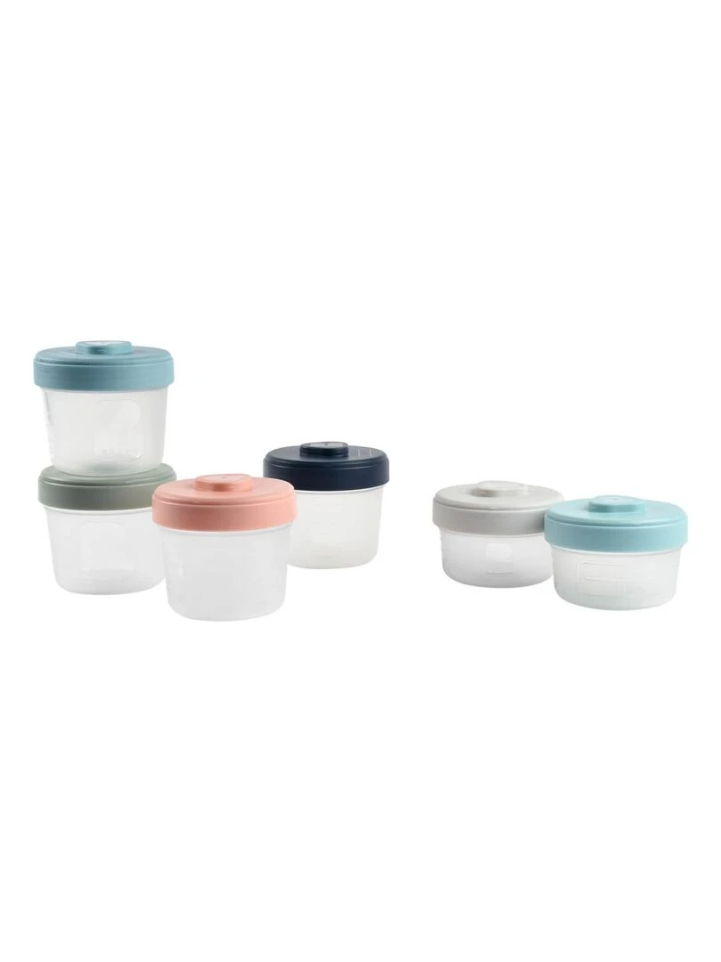 Set 1er âge 6 portions clip (2x90ml + 4x150ml) Multicolore