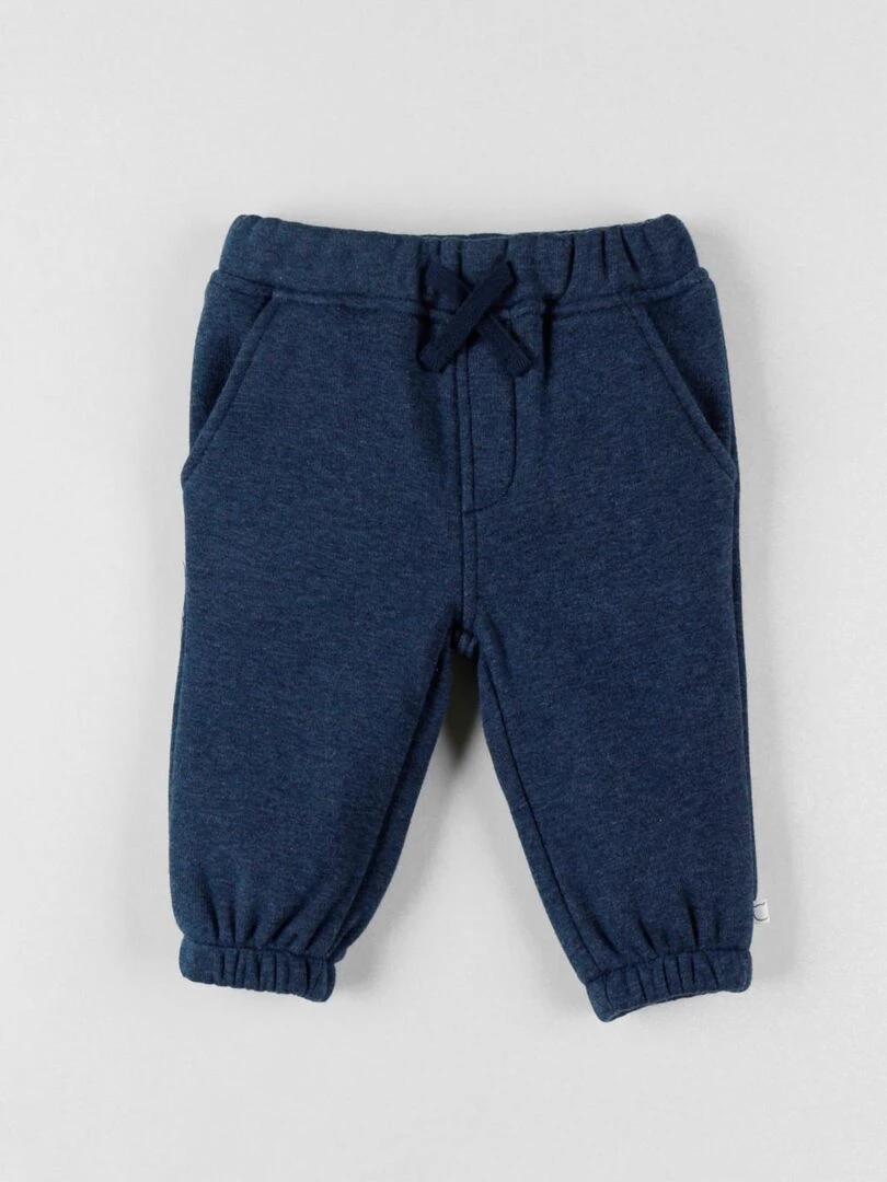 Pantalon jogging en Sweatoloudoux chiné Noukie's Bleu