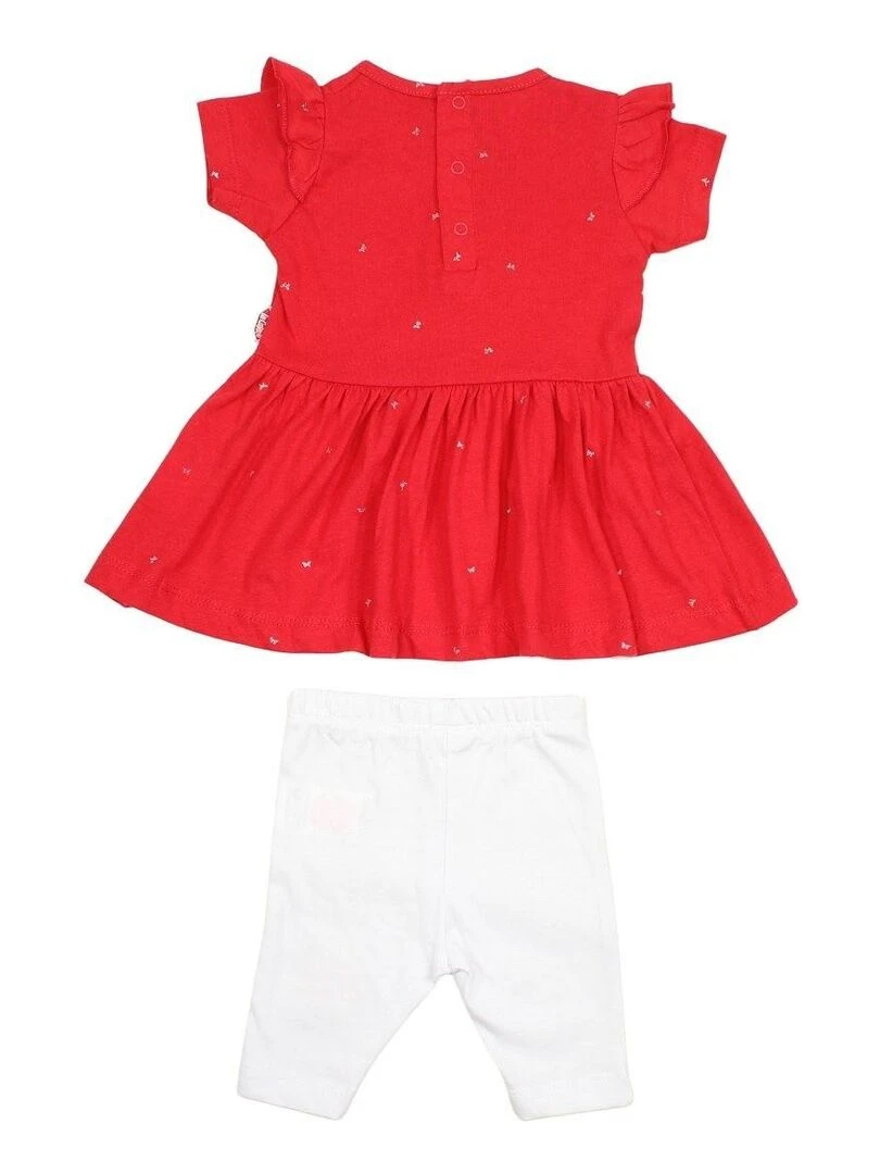 Lee Cooper   Ensemble ​​Tunique legging fille Imprimé Lee Cooper   Rouge