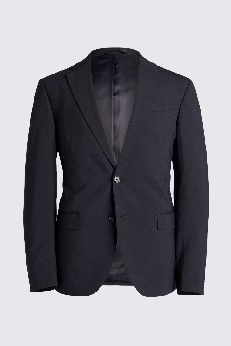 Italian Slim Fit Grey Check Jacket    Buy Online at Moss