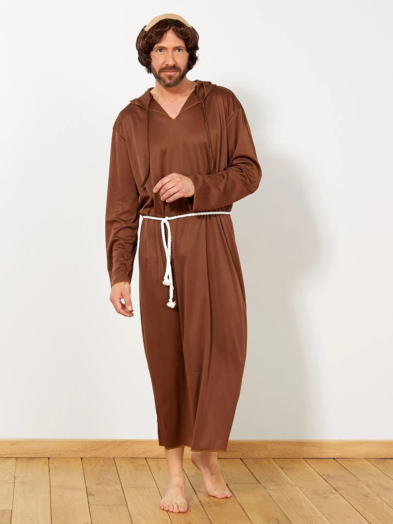 Déguisement esprit Moine   marron