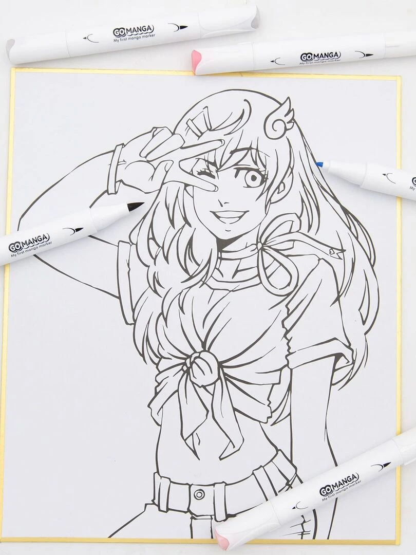 Kit de dessin My Hero Go Manga   Anna   N/A