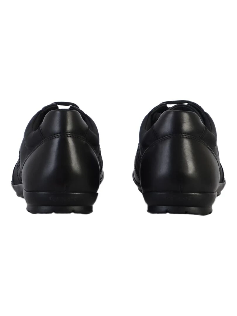 Basket Cuir Geox Symbol   Noir