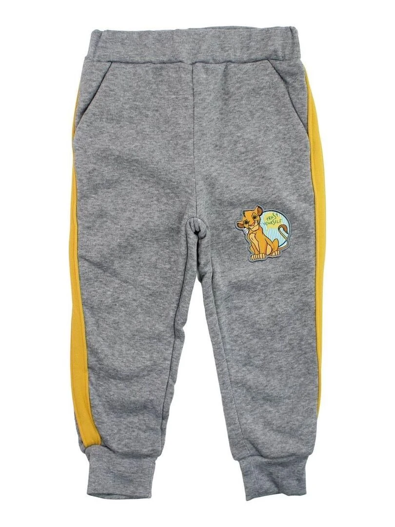 Disney Pantalon De Jogging garçon imprimé Le Roi Lion Gris