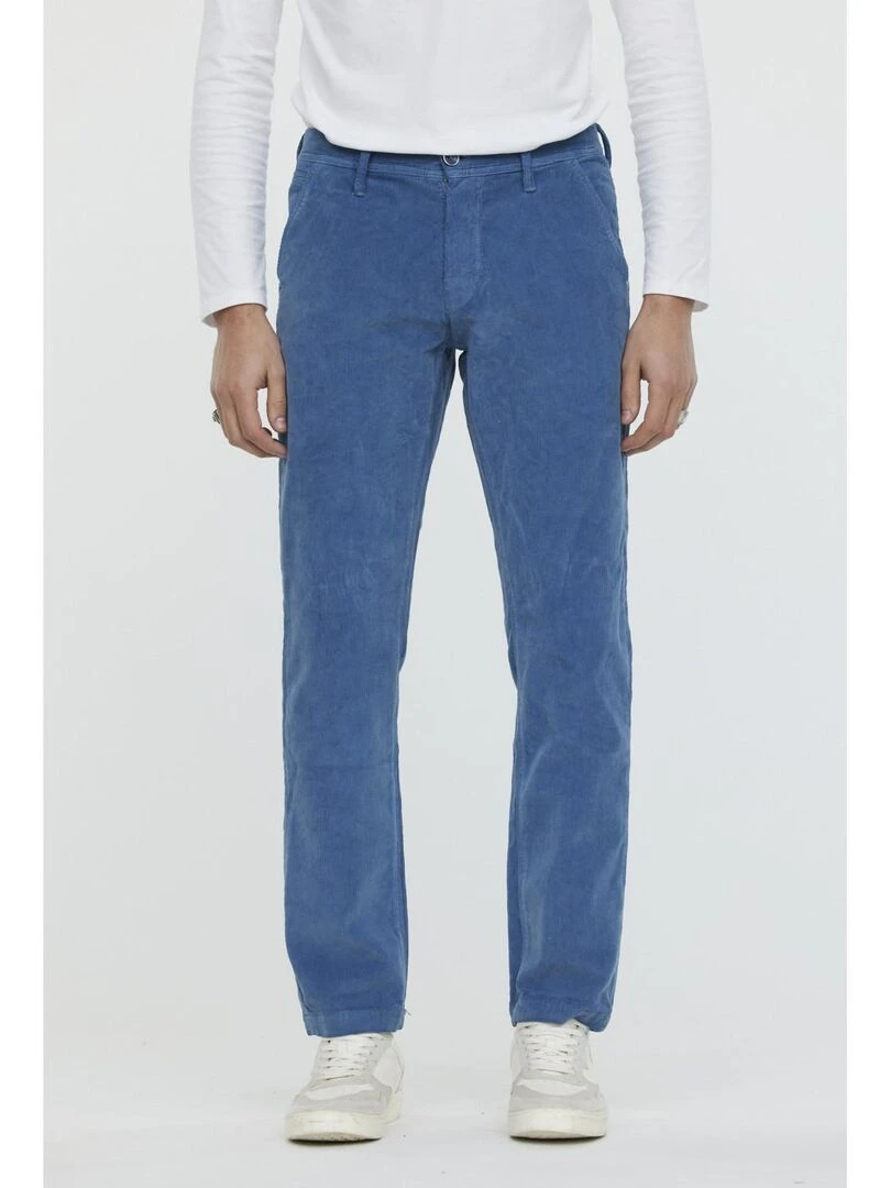 Lee Cooper Pantalon coton chino straight GALANT Gris Bleu