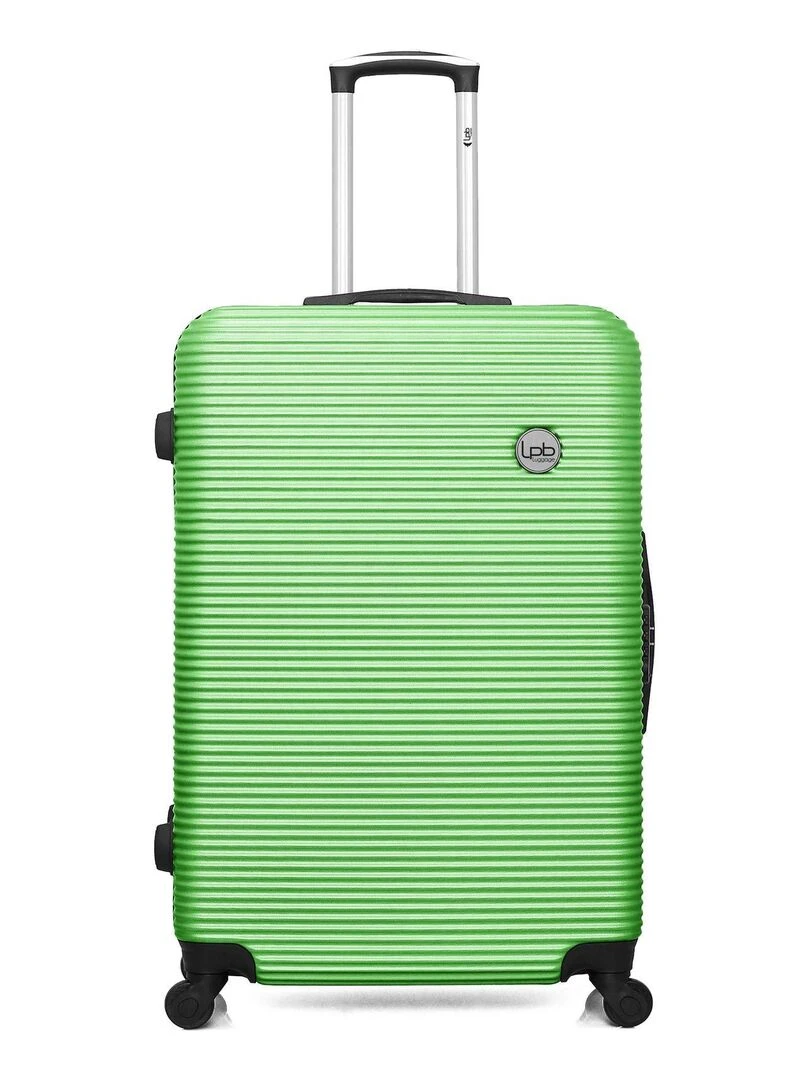 LPB LUGGAGE VALISE GRAND FORMAT ABS MUNICH 4 ROUES 75 CM Vert