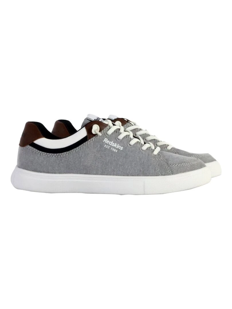 Basket Cuir Redskins Andali   Gris