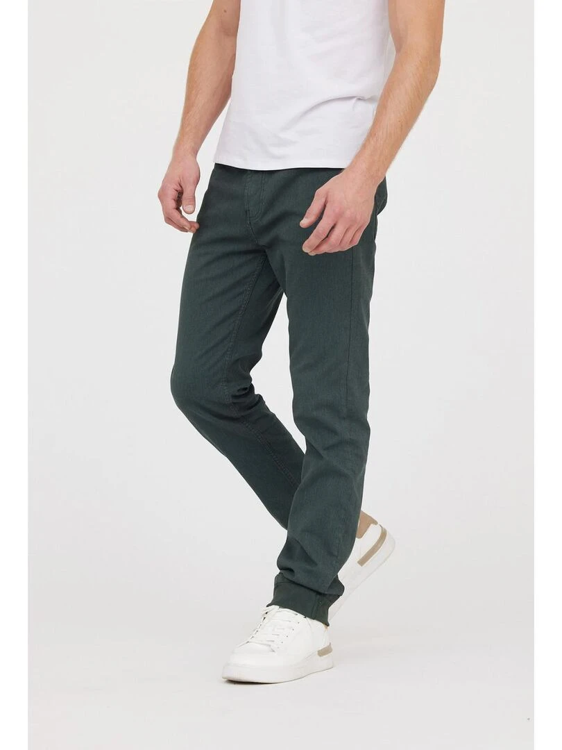 Lee Cooper   Pantalon coton straight LC126ZP 10393   Vert