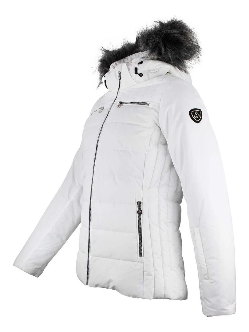 Doudoune de ski femme ASALPO   PEAK MOUNTAIN   Blanc