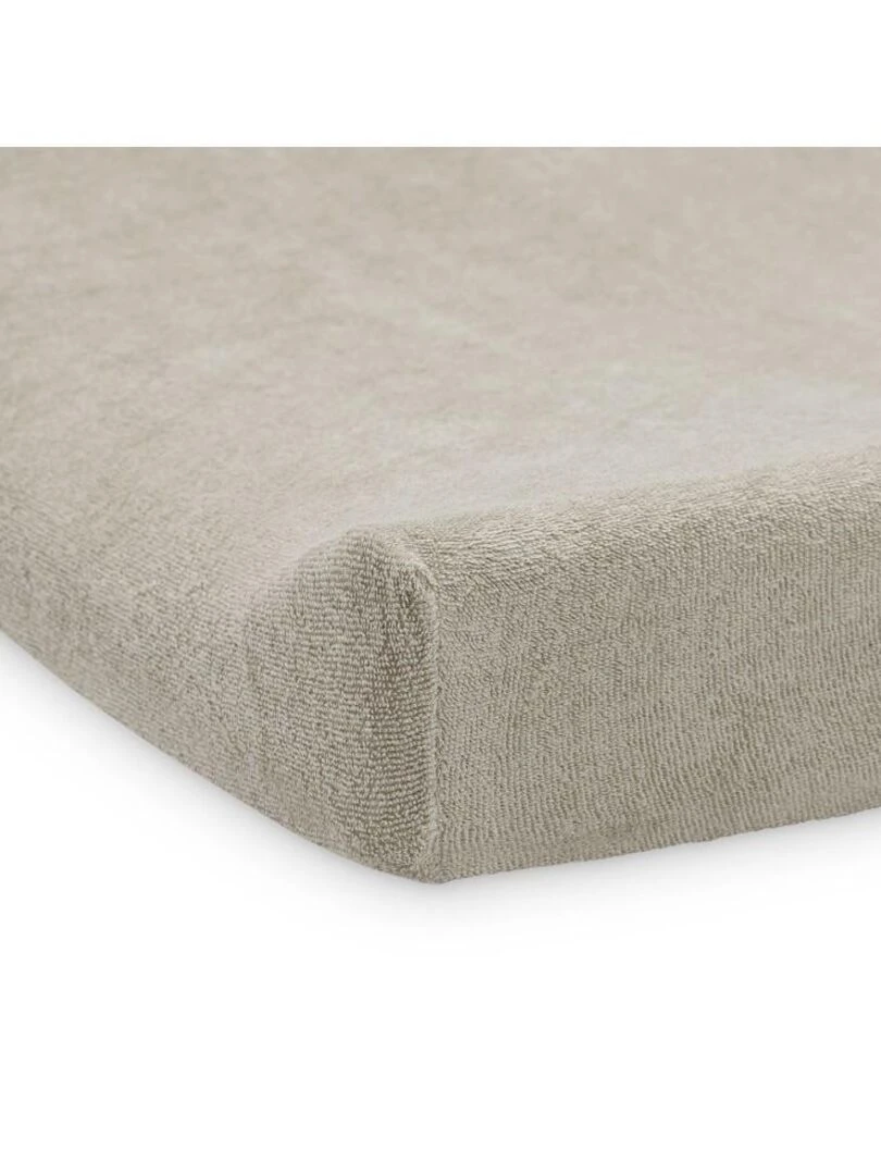 Housse matelas à langer Éponge 50x70cm Nougat (2 pcs) Beige