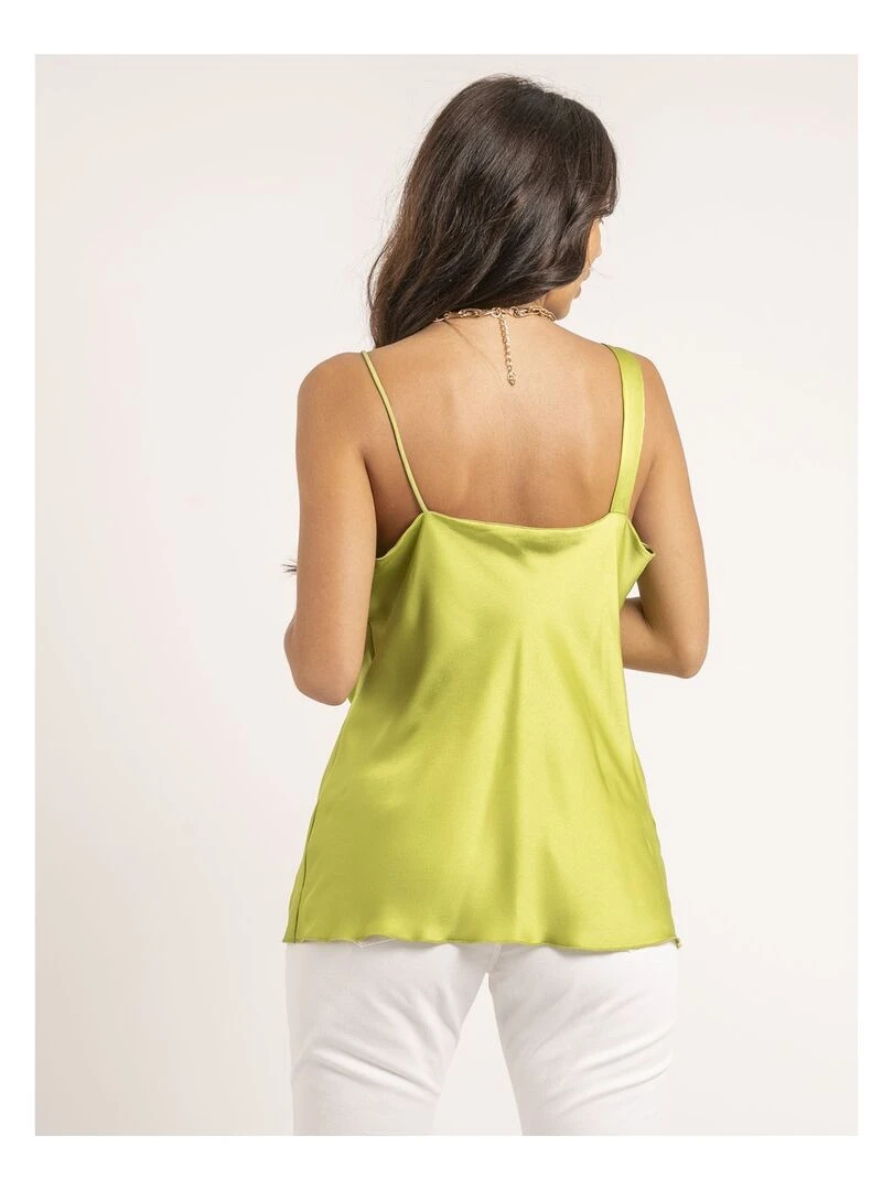 Caraco satin FELANA Vert