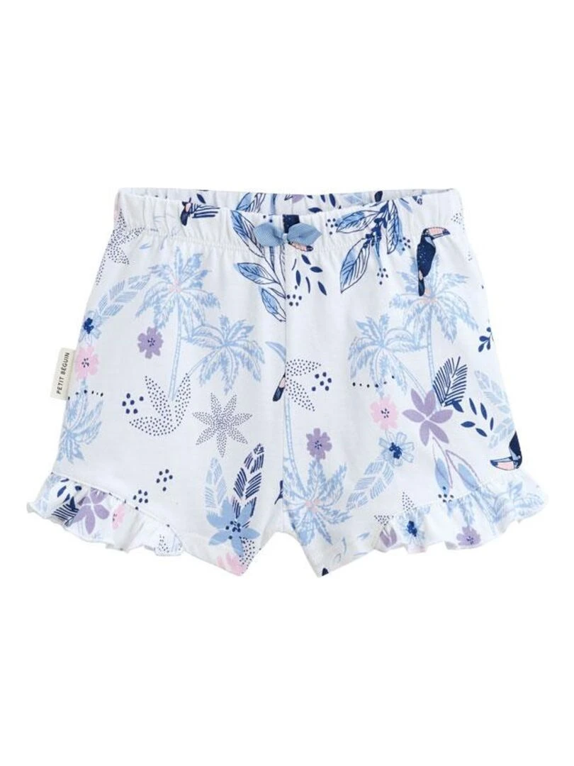 Pyjama enfant manches courtes Moorea   Bleu