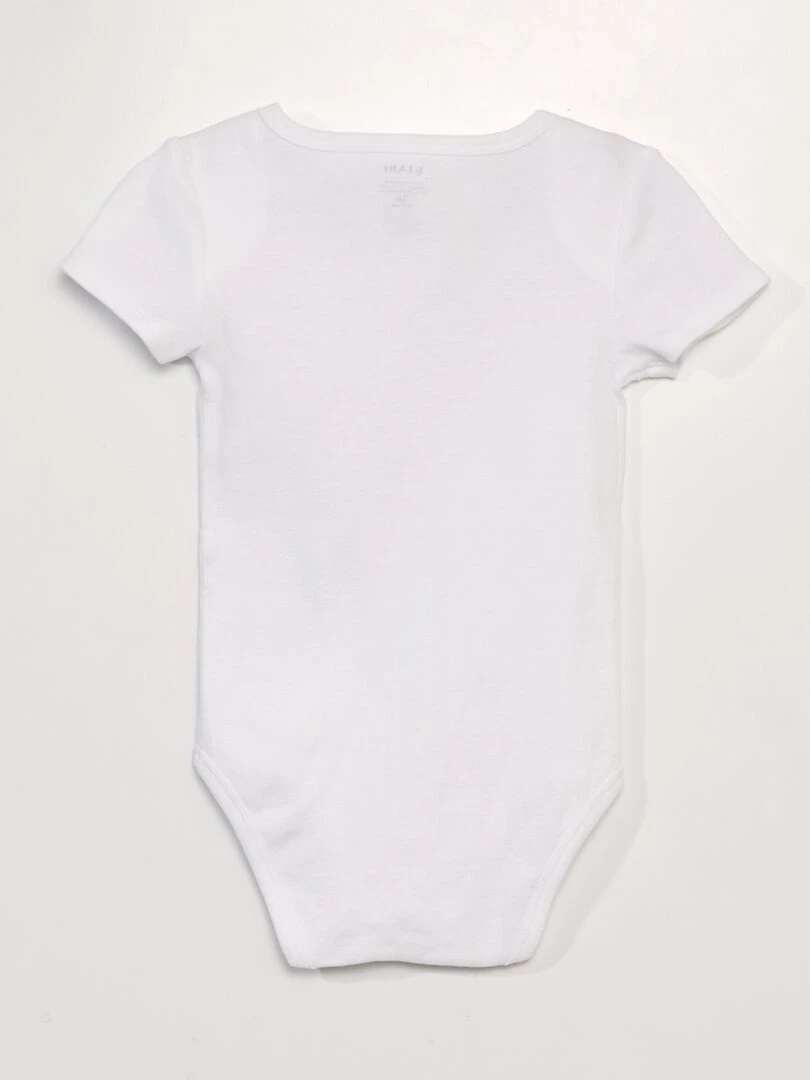 Lot de 3 bodies en coton   So Easy   Jaune