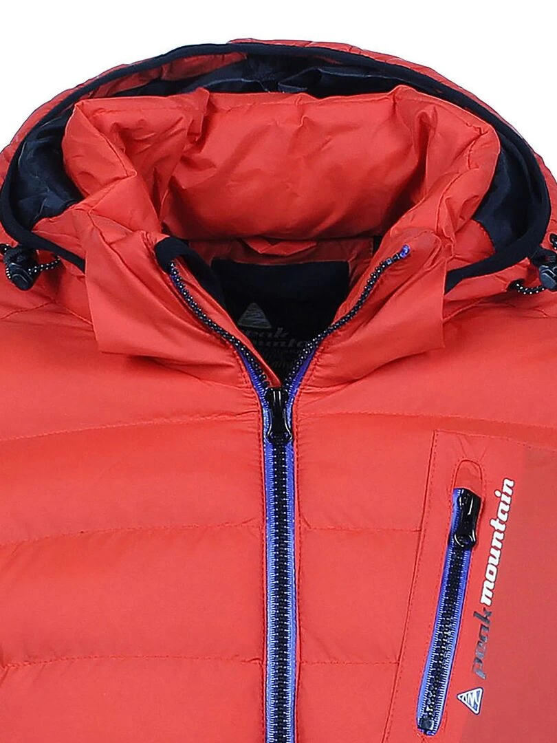 Doudoune de ski homme CARFOU   PEAK MOUNTAIN   Orange