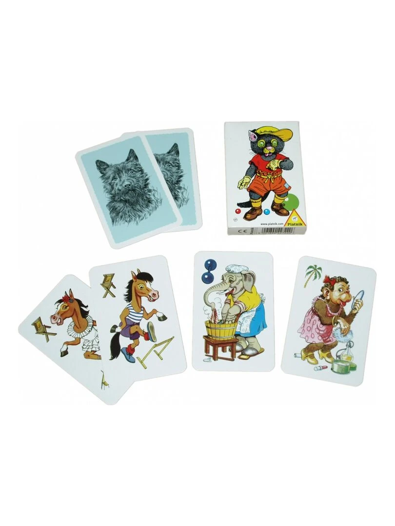 Jeu de cartes Mistigri : Rétro chat N/A