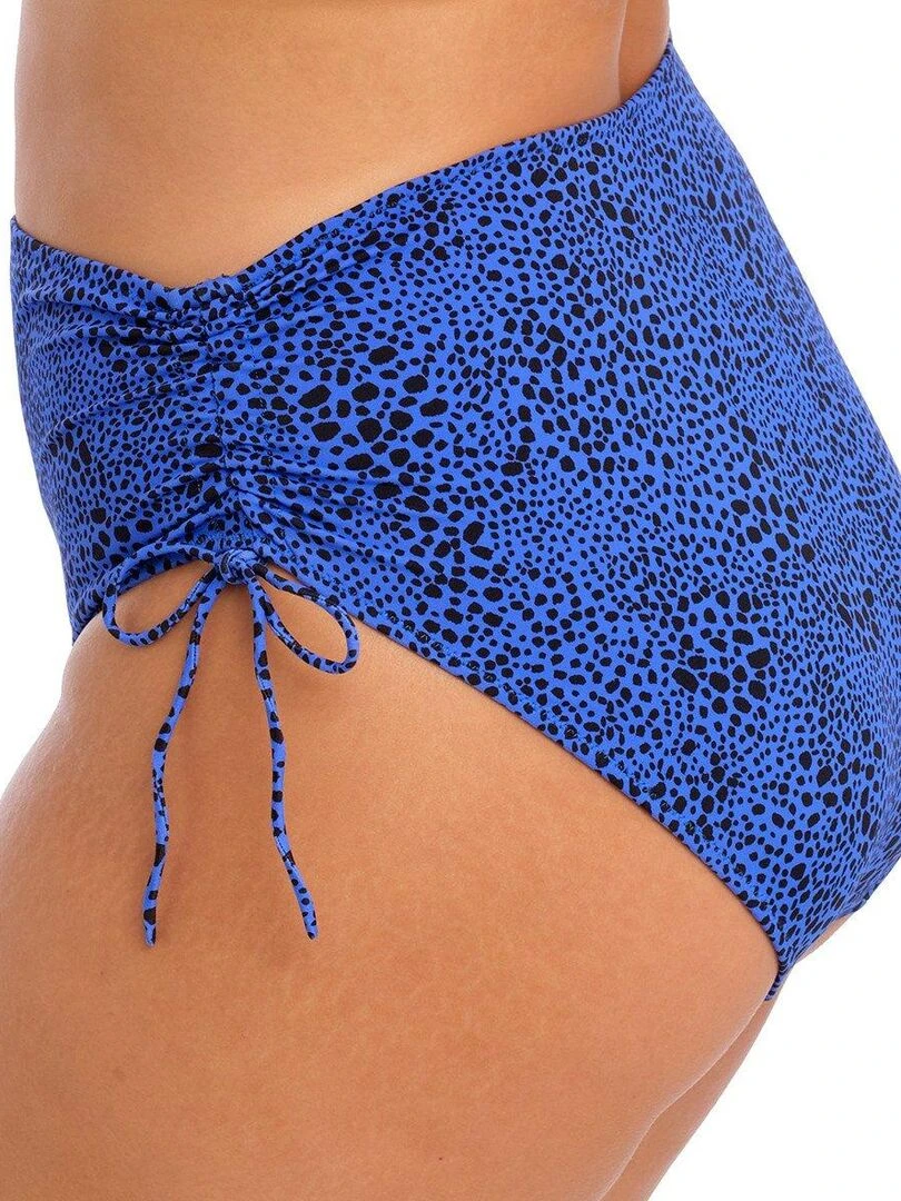 Bas de maillot ajustable taille haute Pebble cove Bleu