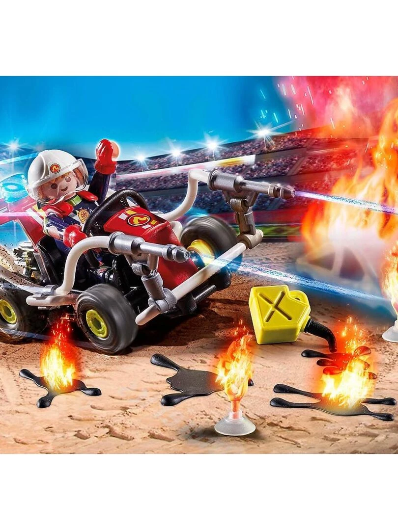 70554 Stuntshow Véhicule Et Pompier  'playmobil' Stuntshow   N/A