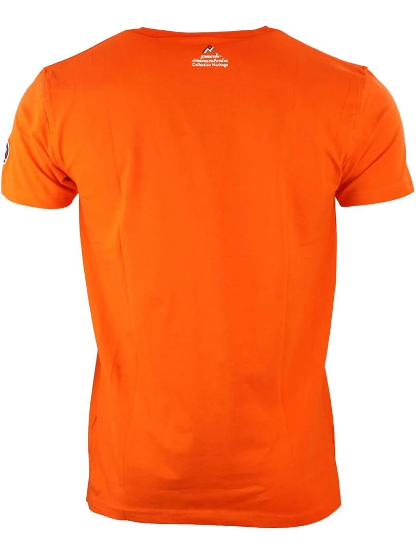 T shirt manches courtes homme CASA PEAK MOUNTAIN Orange
