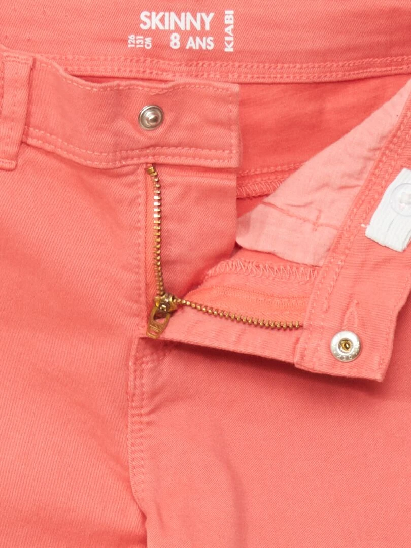 Jean skinny 5 poches   Orange